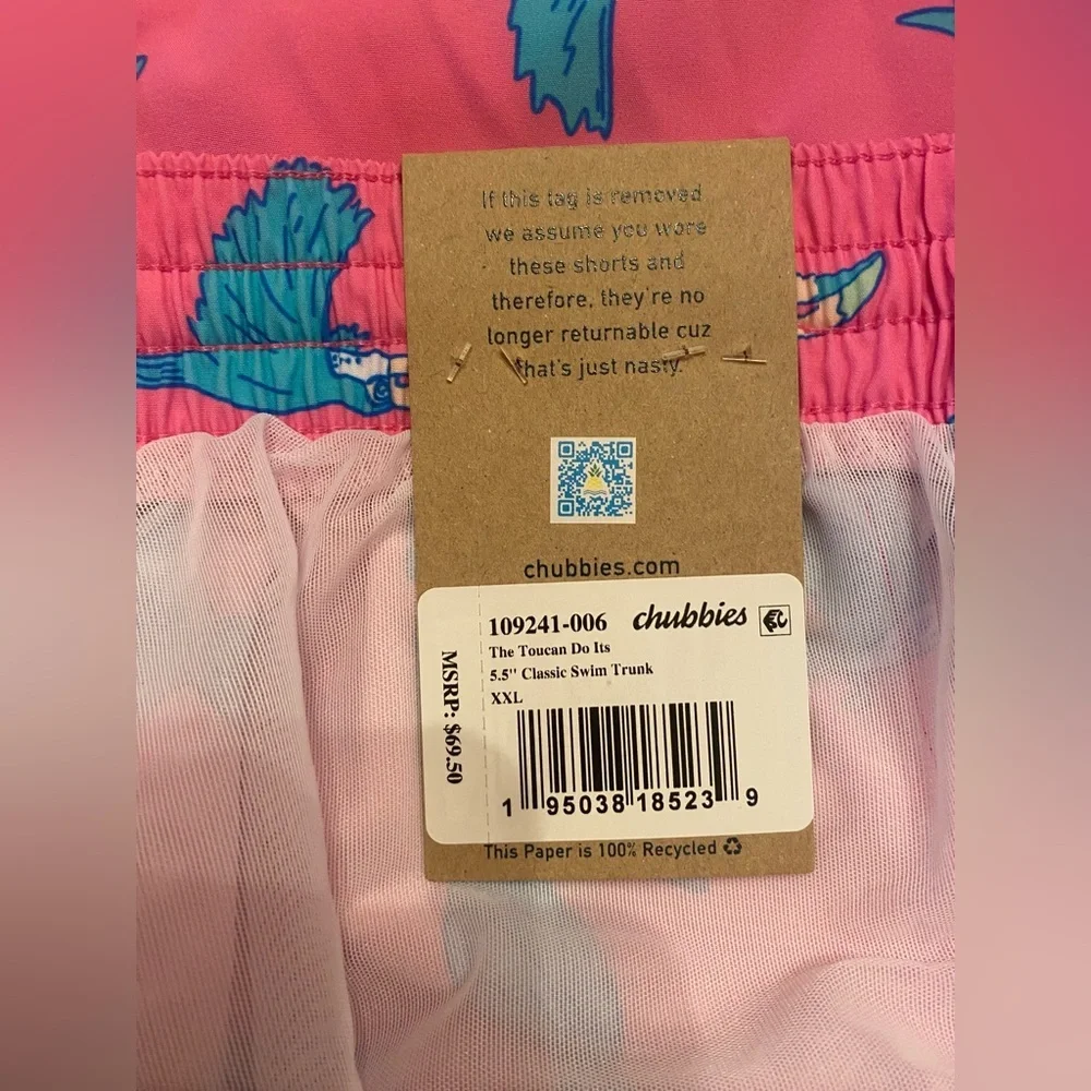 Chubbies Men's Classic Swim Trunks 5.5
